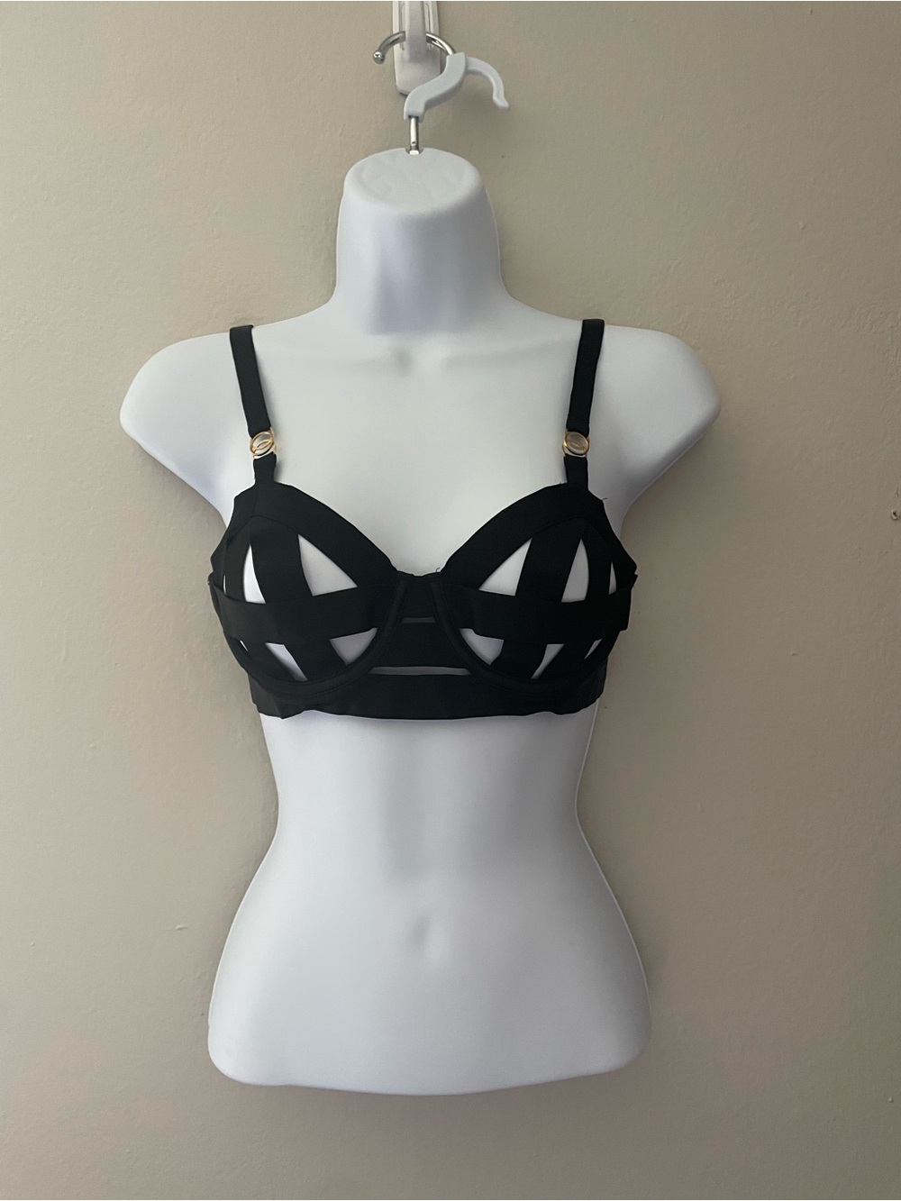 Victoria's Secret Black Geometric Harness Accessory